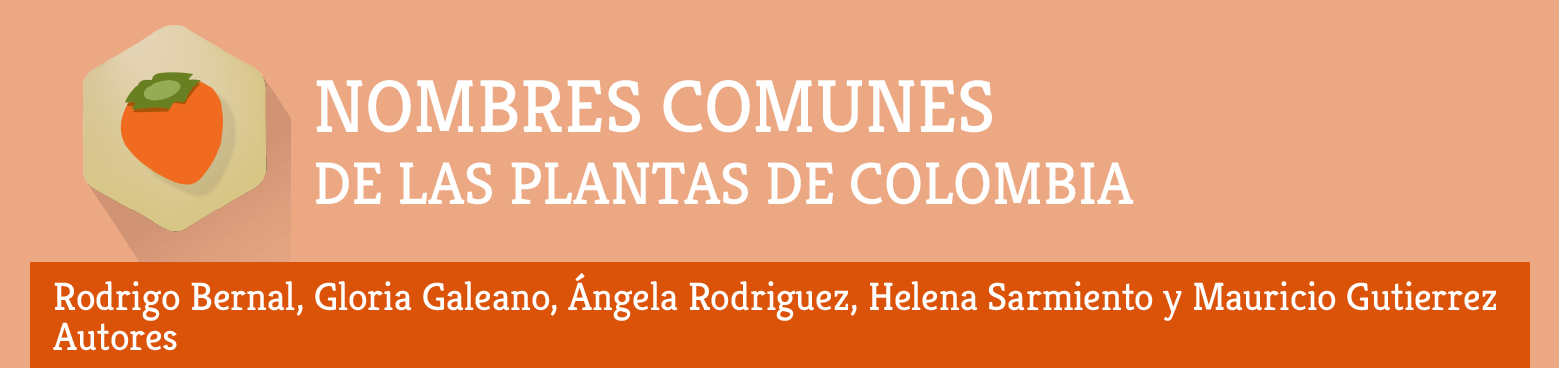 Nombres Comunes de las Plantas de Colombia